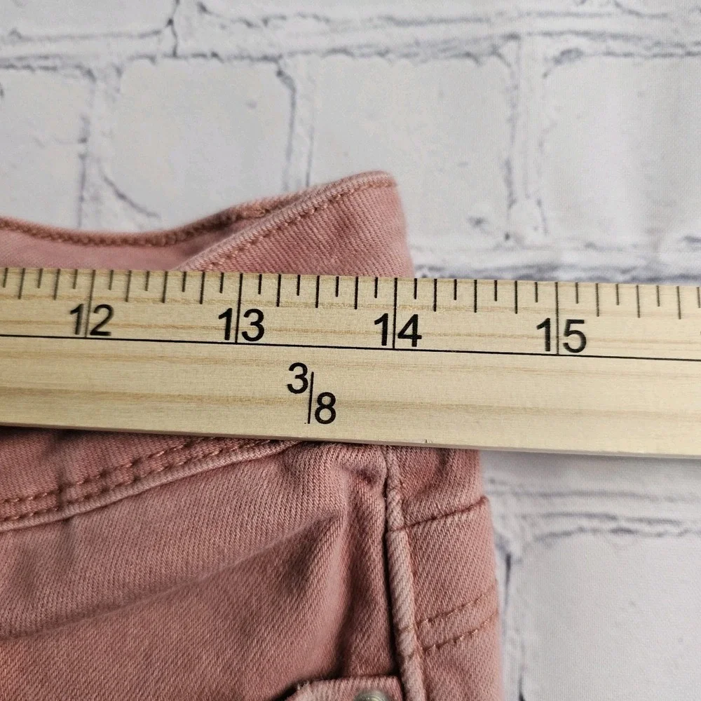 YMI WannaBettaButt? Light Pink Size 11 Distressed Skinny Jeans‎ Stretch Juniors